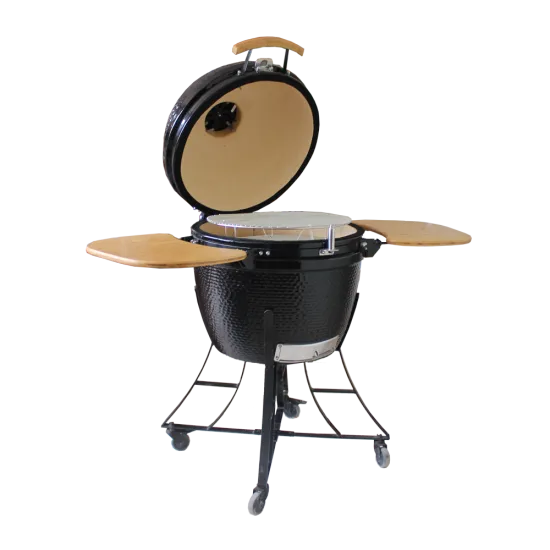 Auplex Big Kamado Grill 24 inch Green Outdoor BBQ smoker Egg Charcoal Grill