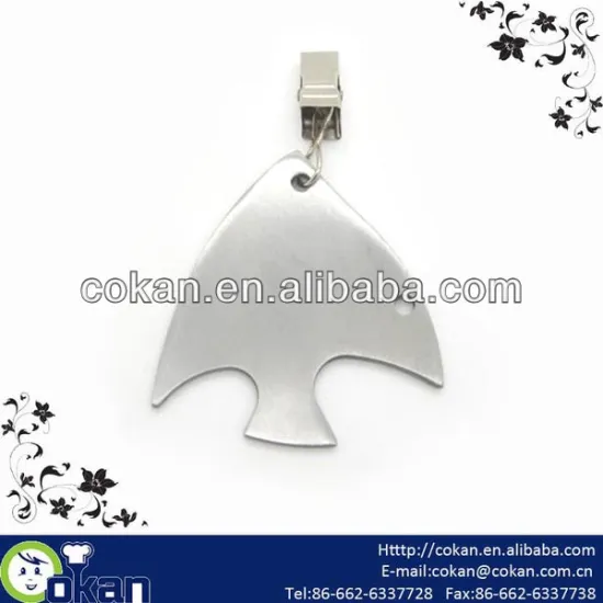 Fish Shape Stainless Steel Tablecloth Weight Clip CK-TC007