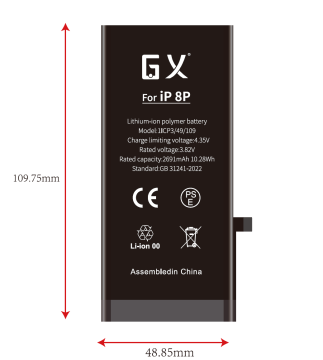 GX for Apple 8P with standard capacity battery