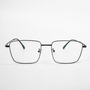 Rectangular negro para gafas para hombres