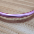 Różowy nietoksyczny wąż prysznicowy z chromowanego PVC