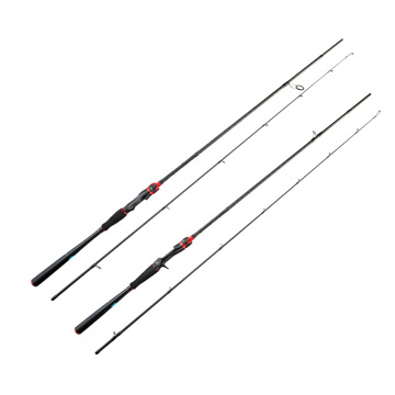 UL Inshore Saltwater Trout Surf Bait Casting Rod - 2 Sections Carbon Fiber Ultra Light Spinning Rod