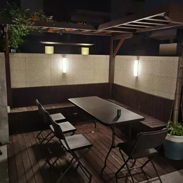 6-Foot Steel Frame Rattan Outdoor Foldable Dining Table