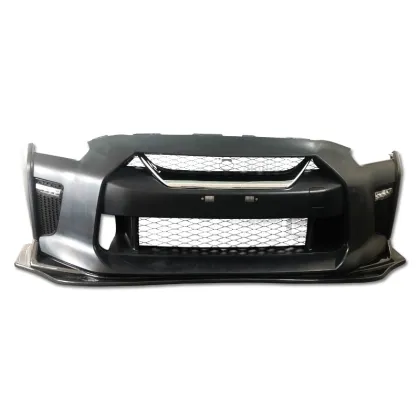 Carbon Fiber Liberty Walk Ver.1.5 Style Front Lip for Nissan 17+ R35 GTR