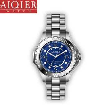 all stainless steel men classic quartz watch