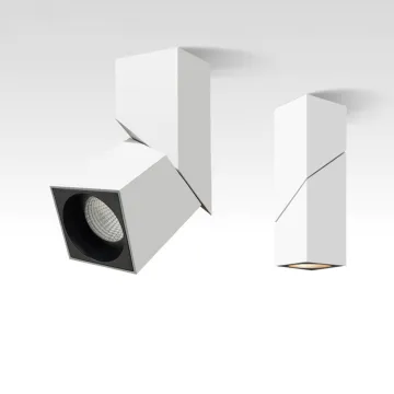 Modern 15W/12W LED Ceiling Track Light - Surface Mounted Aluminum Housing