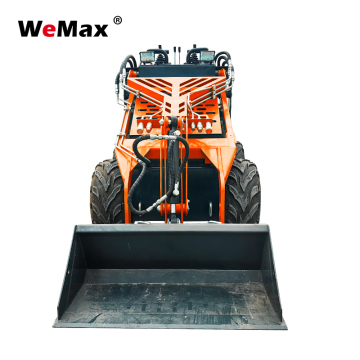 13.5hp βενζίνη μίνι stand-on skid steer φορτωτή με κατακόρυφο ανελκυστήρα