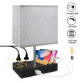 Lampe de table de chevet USB