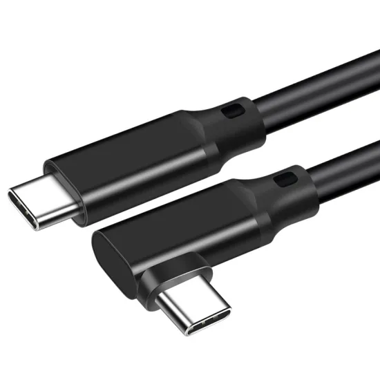 USB3.2 100W5A Type-c 90degrees 4K60HZ 20gbps AV cable