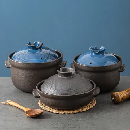 New Arrival Ceramic Casserole Dish with Lid - Ceramic Hot Pot Casserole Cookware Set