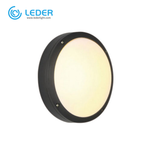 LEDER Circular Round 5W Outdoor Wall Light