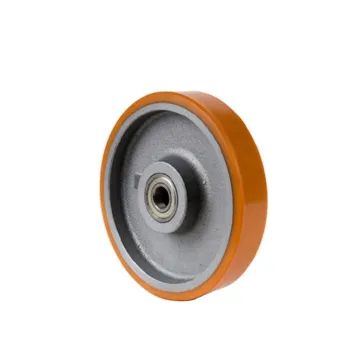 8 Inch Cast Iron PU Wheel