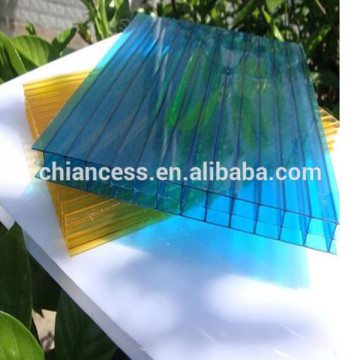 Multiple layers PC roof polycarbonate 3 layers Rectangle hollow sheet