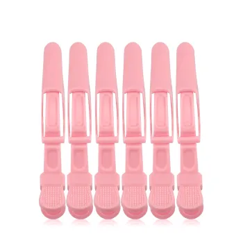 Masterlee Factory Direct Sale Pink Plastic Crocodile Hair Clip Barber Hair Pin