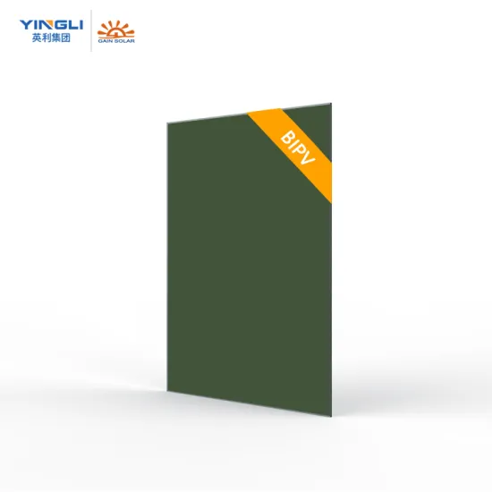 JiaSheng BIPV Solar Panel - 1200x600 Size Green Double Glass 215W Roof Tile System