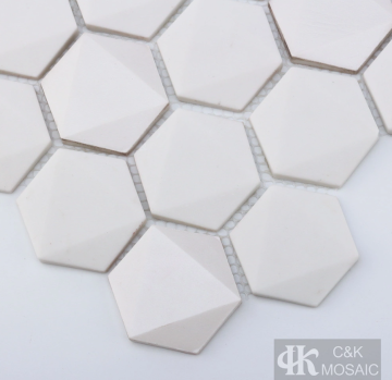 3D glass mosaic for wall decoration