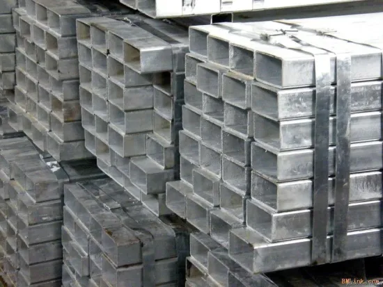 Cold Drawn Rectngle Steel Tube, Rectangular Steel Pipe For Civil Building