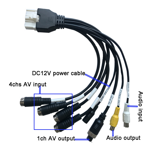 4CHS H.264 720P HD 4-In-1 MDVR