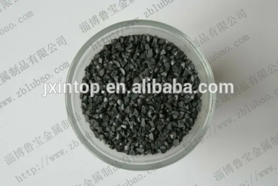 angular blasting bearing steel grit for rust cleaning and polishing G14