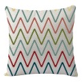 pillow cover sofa checkered texture pillowcase home