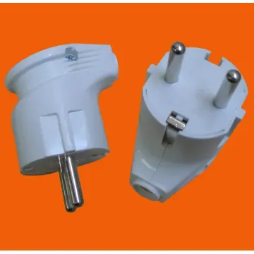 Заземленная вилка европейского стандарта (P8054)