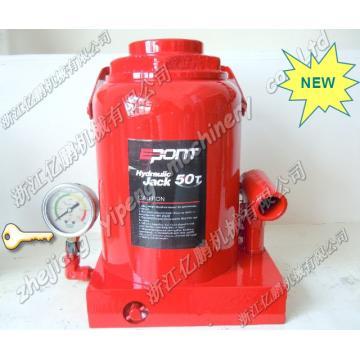 Hydraulic Jack With Oil Pressure Indicator