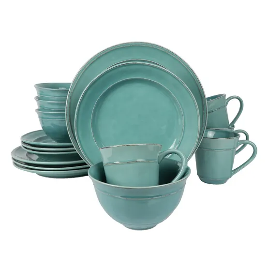Dinnerware 16PCS Stoneware Color