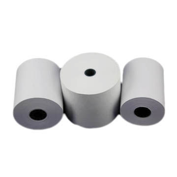 Cash register paper roll for supermarkets