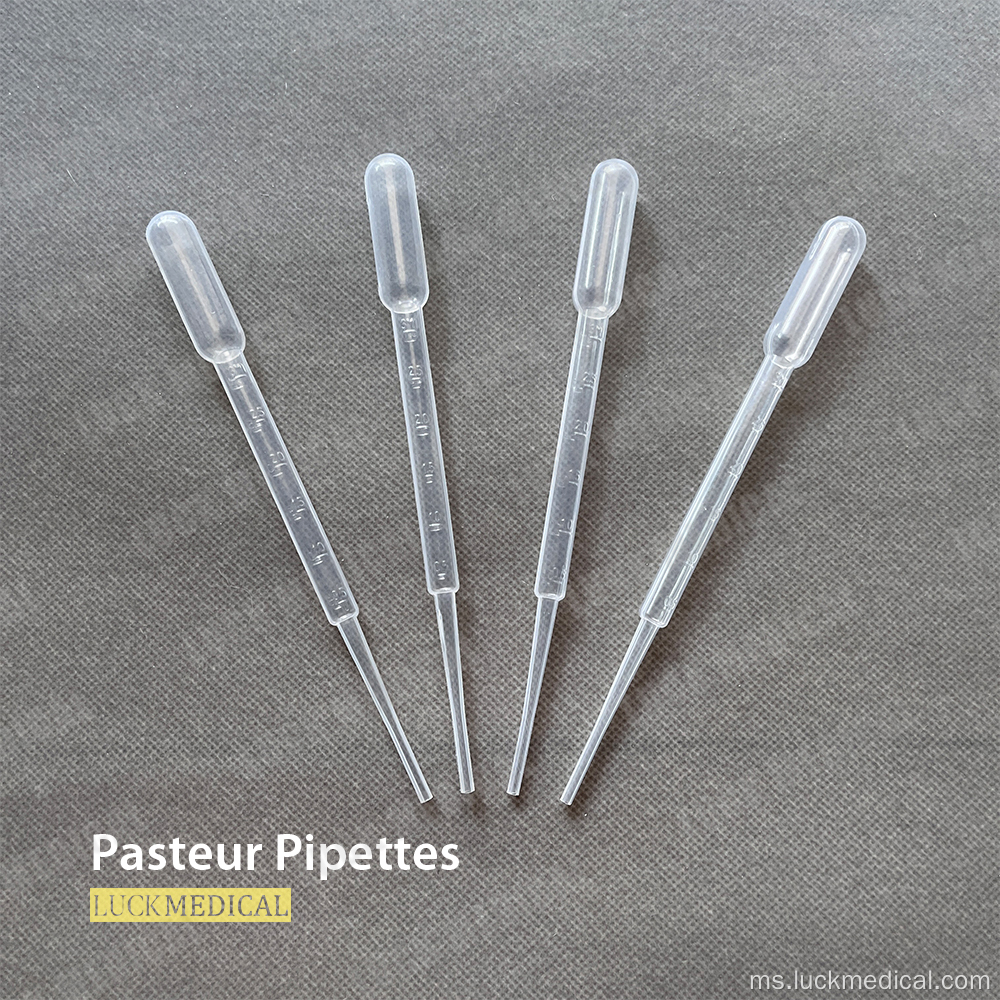 Pelupusan Pipet Pasteur Plastik sekali