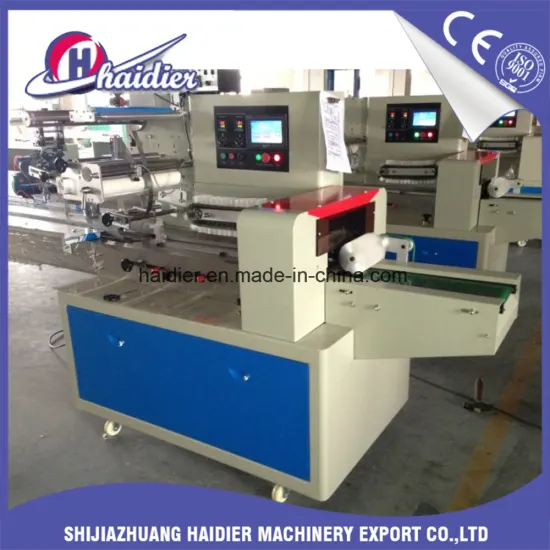 Food Machinery Automatic High Speed Flow Package Machine Wrapper Machine