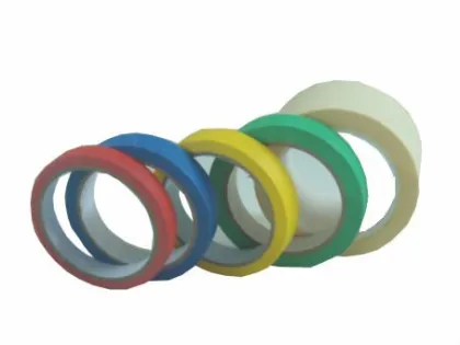 High Temperature Multicolored Rubber Crepe Paper Tape For Masking