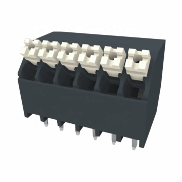3.5/5.0mm Pitch Spring Terminal Blocks 212S-3.5-THR 45 Degree Push-in Wire Terminal Block PCB Connector