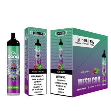 BANG MECH CILO 6000PUFFS rechargeable HQD