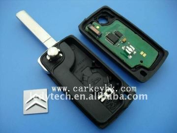 Top quality Citroen 307 2 buttons flip key CE0536 ID46 chip 433Mhz