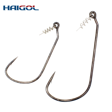 Big Worm Hook 12/0 11/0 10/0 for Pike Fishing: Swimbaits with Single Hooks and Paddle Tail Shad for Freshwater Boat Fishing