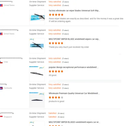 Universal Silicone Rubber Wiper for Mitsuba Rain X Windshield Flat Rubber Soft Beam Gear Auto