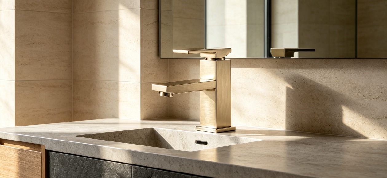 single handle bathroom tap