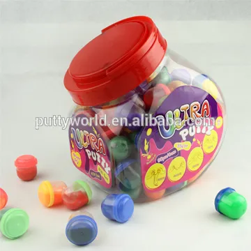 Glow in the dark ultra intelligent putty Handgum Metallic magnetic Bouncing putty