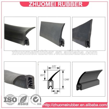 EPDM Dual Durometer Rubber, Metal Carrier Flap Seal