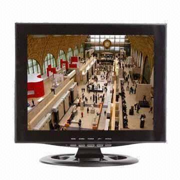 17-inch LCD CCTV Monitor with Protection Glass, 4:3 Aspect and 8 Minutes Response Time