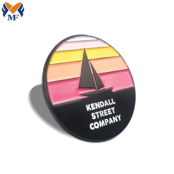 Metal Customized Shield Shaped Logo Badge