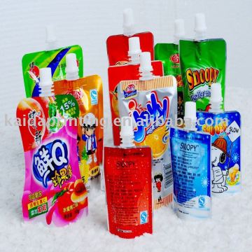 small liquid pouch packaging plastic bag for fruit juice
