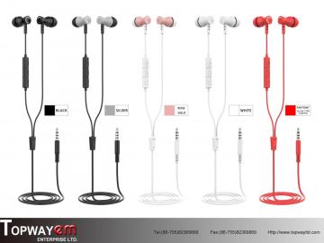 In Ear Metal Earphones