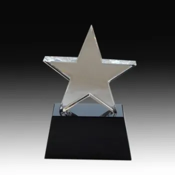 Wonderful Crystal Star Award with Nice Gift Box