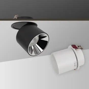 Black White Body Color Foldable Recessed LED Downlight