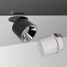 Black White Body Color Foldable Recessed LED Downlight