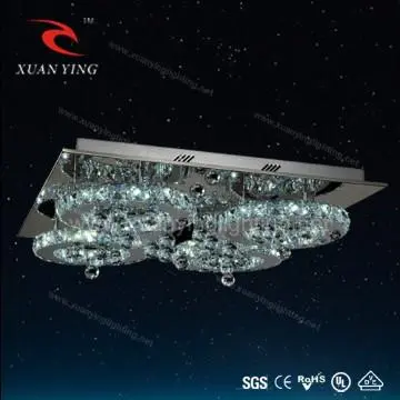 2014 Newest LED Modern Ceiling Lamp With Four Crystal Circles