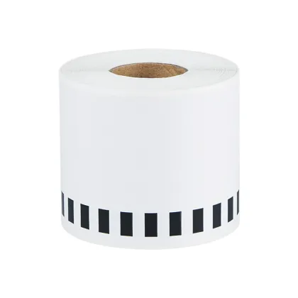 Compatible brother thermal adhesive barcode label roll