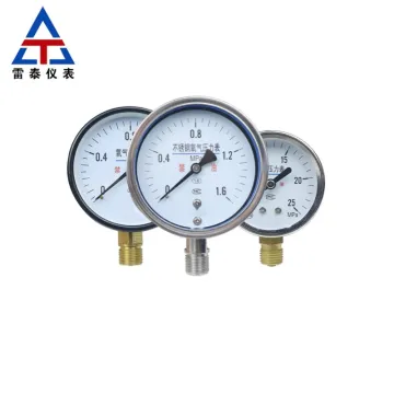 Accurate reading oxygen pressure gauge