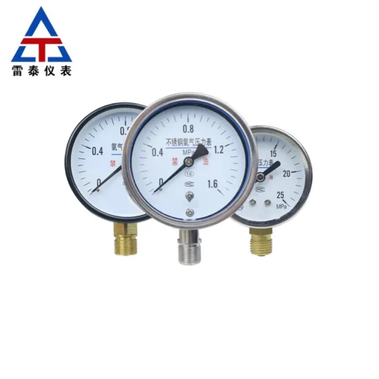 Accurate reading oxygen pressure gauge
